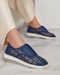 Royalfashion Damskie ażurowe tenisówki Nurram