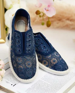 Royalfashion Damskie ażurowe tenisówki Nurram