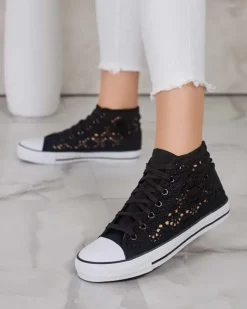 Royalfashion Damskie ażurowe trampki Nictz