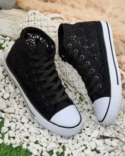 Royalfashion Damskie ażurowe trampki Nictz