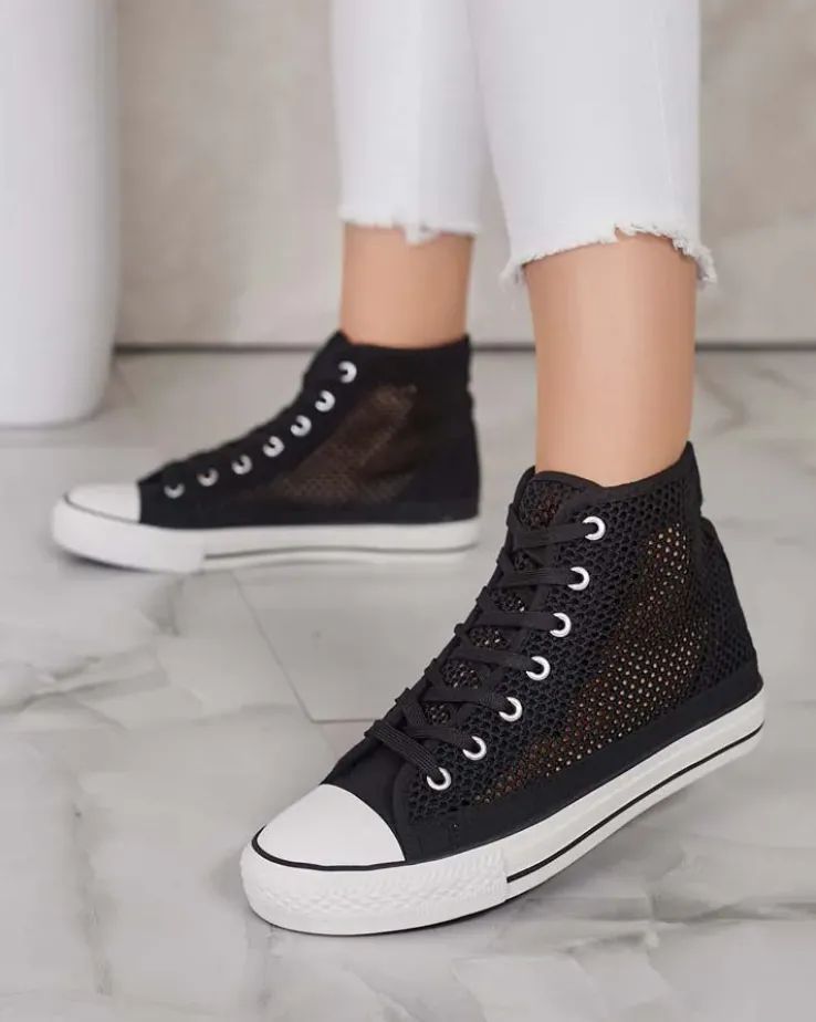 Royalfashion Damskie ażurowe trampki Nizzef