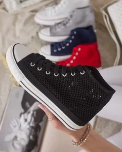 Royalfashion Damskie ażurowe trampki Nizzef