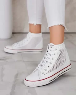 Royalfashion Damskie ażurowe trampki Nizzef