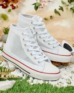 Royalfashion Damskie ażurowe trampki Nizzef