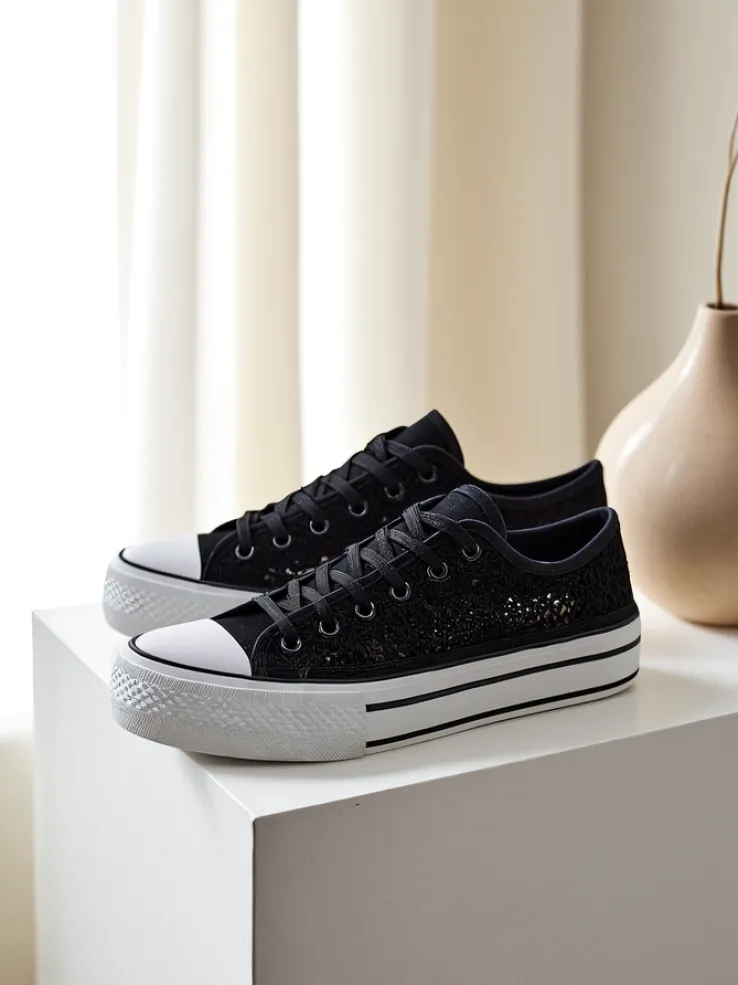 Royalfashion Damskie ażurowe trampki Nizzet