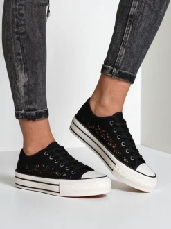 Royalfashion Damskie ażurowe trampki Nizzet