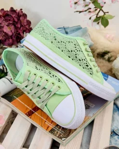 Royalfashion Damskie ażurowe trampki Niz