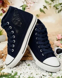 Royalfashion Damskie ażurowe trampki Nizzef