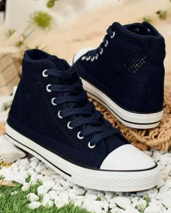 Royalfashion Damskie ażurowe trampki Nizzef