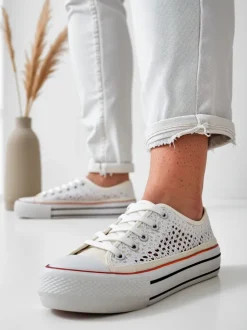 Royalfashion Damskie ażurowe trampki Nizzet