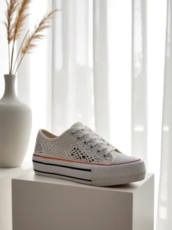 Royalfashion Damskie ażurowe trampki Nizzet