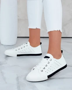 Royalfashion Damskie ażurowe tenisówki Murras