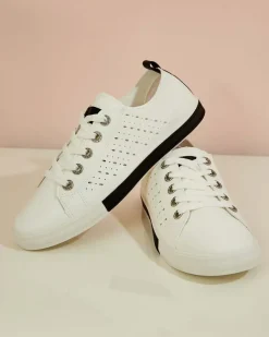 Royalfashion Damskie ażurowe tenisówki Murras