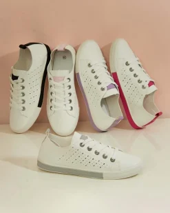 Royalfashion Damskie ażurowe tenisówki Murras