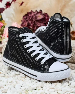 Royalfashion Damskie ażurowe trampki Nimm