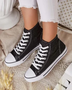 Royalfashion Damskie ażurowe trampki Nimm