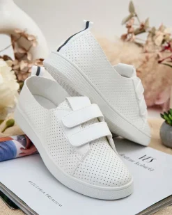 Royalfashion Damskie ażurowe tenisówki Raffer