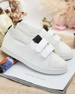 Royalfashion Damskie ażurowe tenisówki Raffer