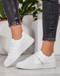 Royalfashion Damskie ażurowe buty sportowe Fortay