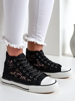 Royalfashion Damskie ażurowe trampki Limme
