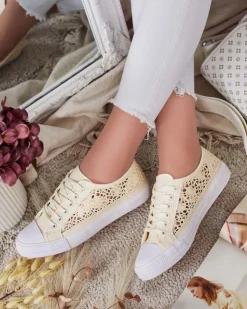 Royalfashion Damskie ażurowe trampki Niz