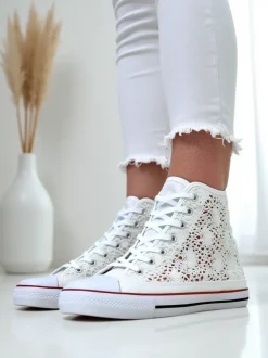 Royalfashion Damskie ażurowe trampki Limme