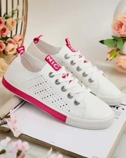 Royalfashion Damskie ażurowe tenisówki Furatt