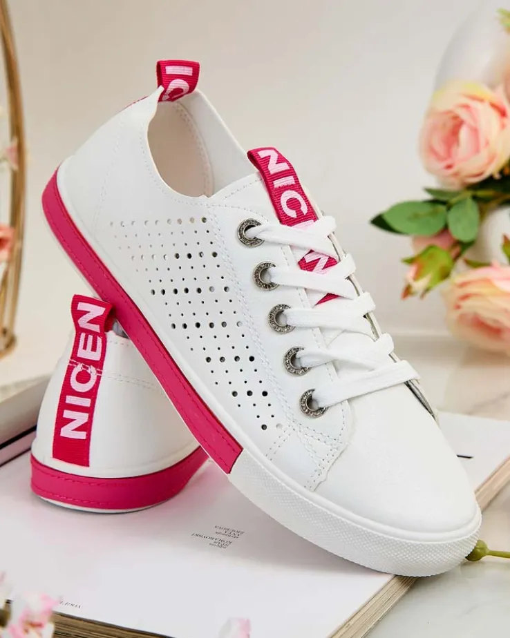 Royalfashion Damskie ażurowe tenisówki Furatt