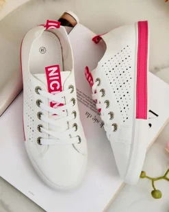 Royalfashion Damskie ażurowe tenisówki Furatt