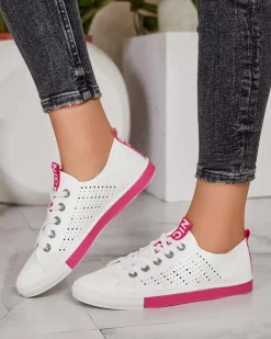 Royalfashion Damskie ażurowe tenisówki Furatt