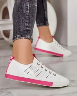 Royalfashion Damskie ażurowe tenisówki Furatt