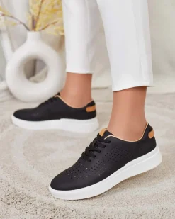 Royalfashion Damskie ażurowe buty sportowe Deromias