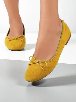 Royalfashion Damskie baleriny z kokardką Zaame