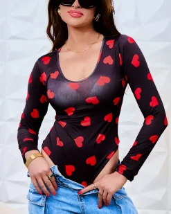 Royalfashion Damskie body z printem