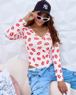 Royalfashion Damskie body z printem