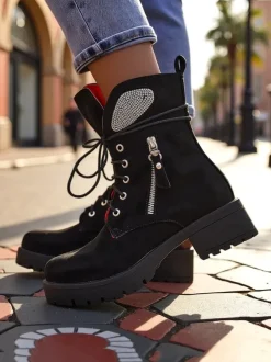 Royalfashion Damskie botki workery Volio