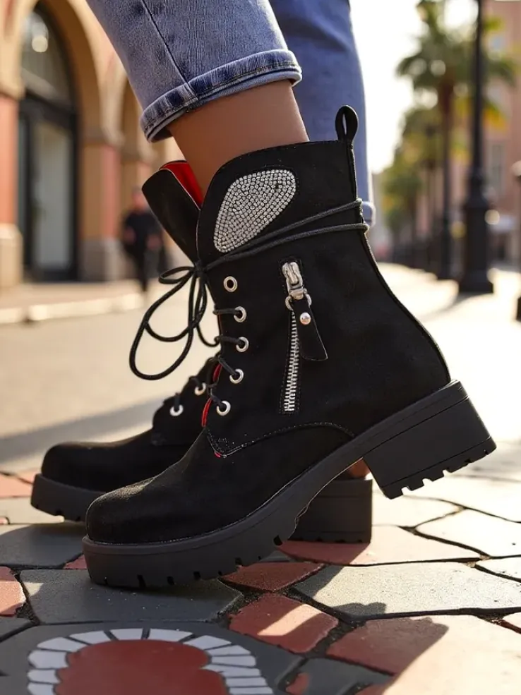 Royalfashion Damskie botki workery Volio