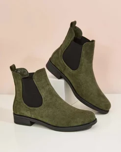 Royalfashion Damskie botki a'la sztyblety z eko-zamszu Ataras