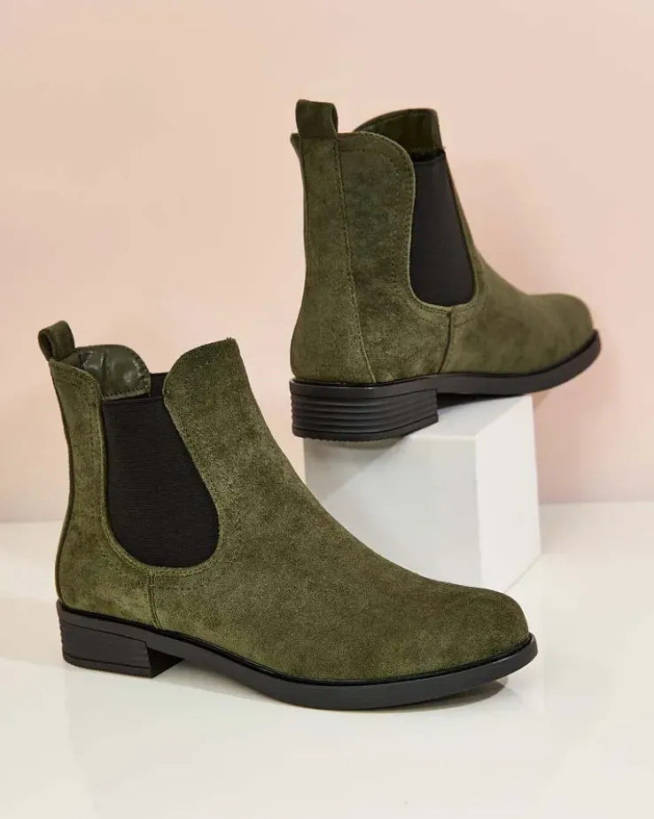 Royalfashion Damskie botki a'la sztyblety z eko-zamszu Ataras