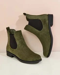 Royalfashion Damskie botki a'la sztyblety z eko-zamszu Ataras