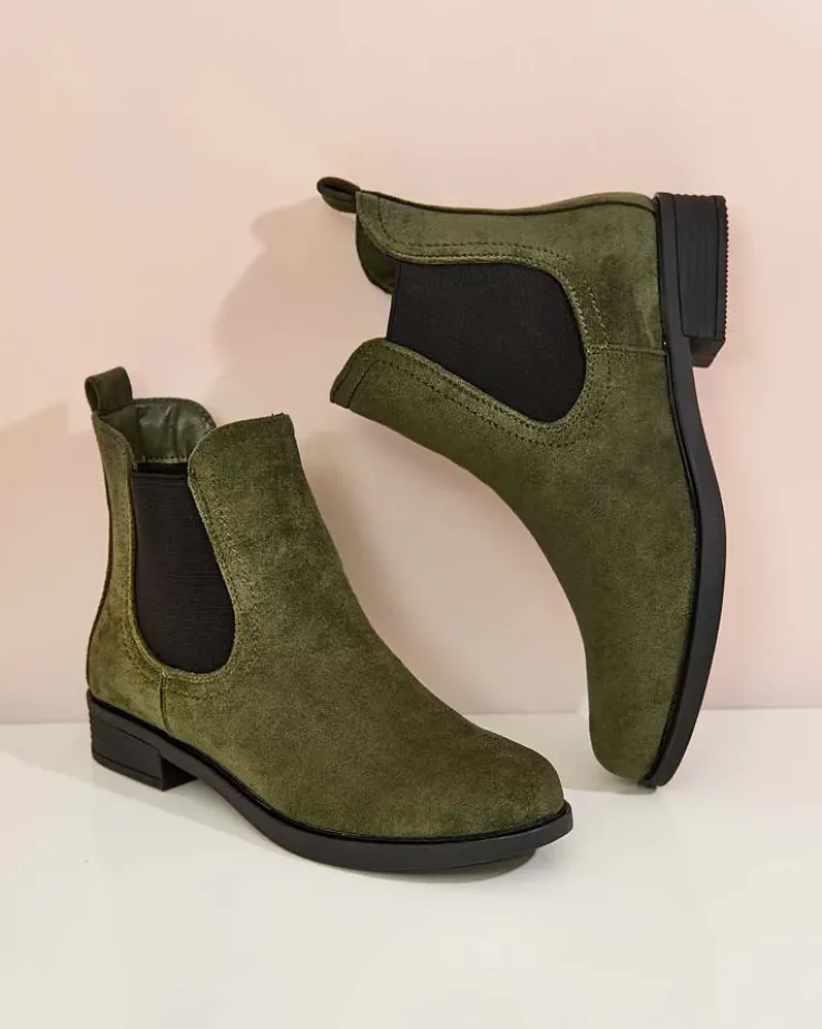 Royalfashion Damskie botki a'la sztyblety z eko-zamszu Ataras