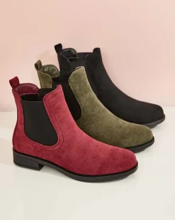 Royalfashion Damskie botki a'la sztyblety z eko-zamszu Ataras