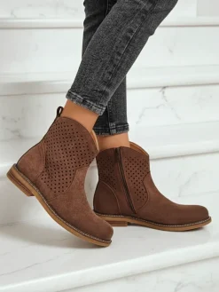 Royalfashion Damskie botki ażurowe Toffas