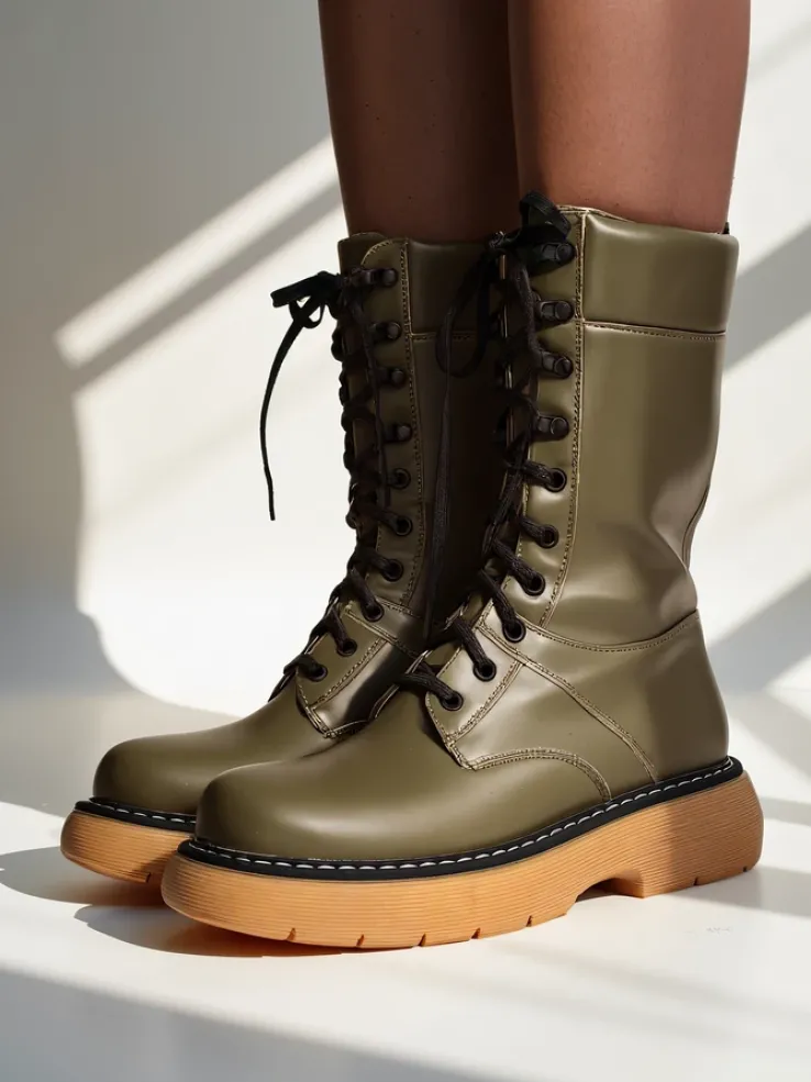 Royalfashion Damskie botki workery Megie