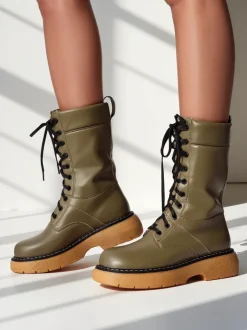 Royalfashion Damskie botki workery Megie