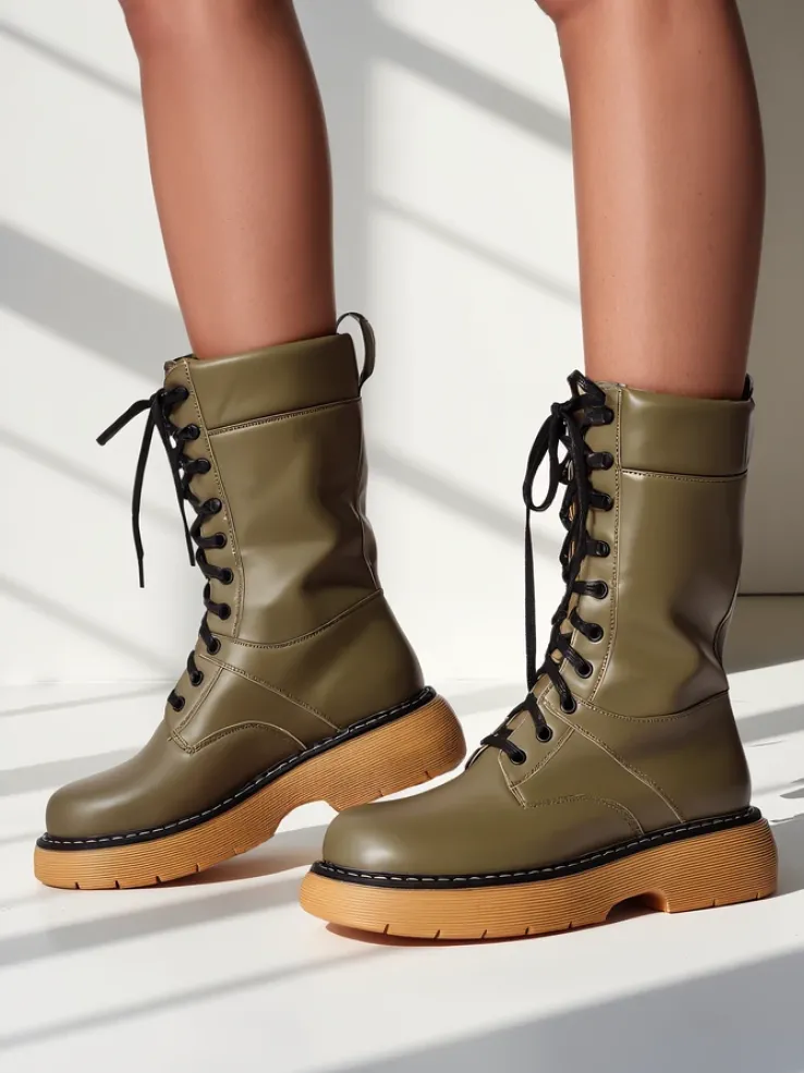 Royalfashion Damskie botki workery Megie