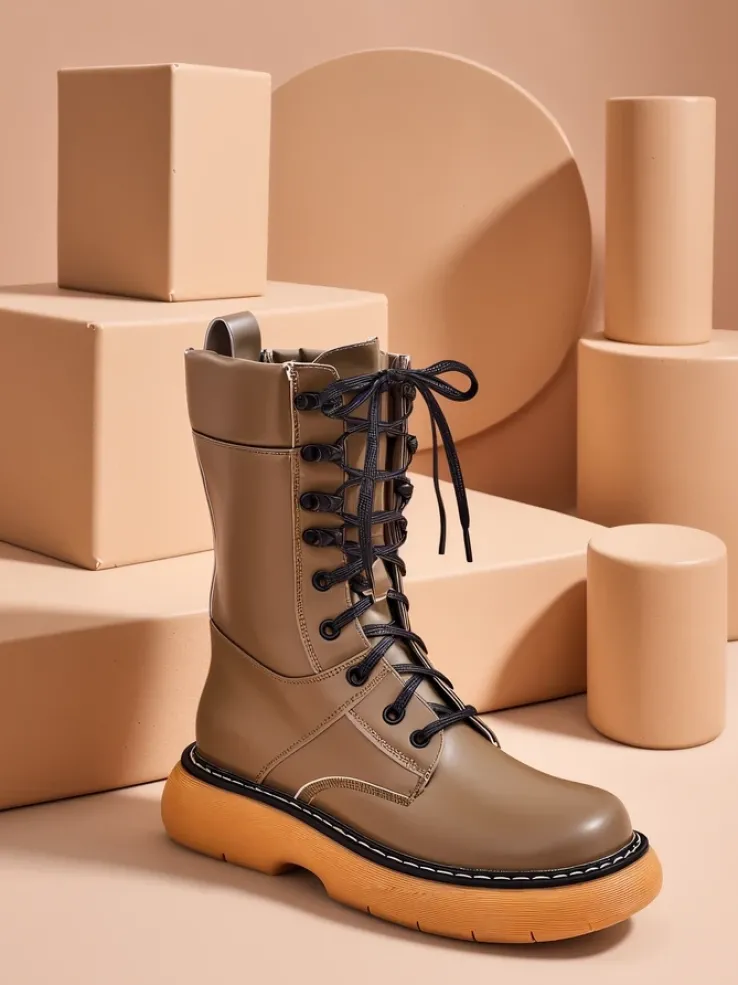 Royalfashion Damskie botki workery Megie