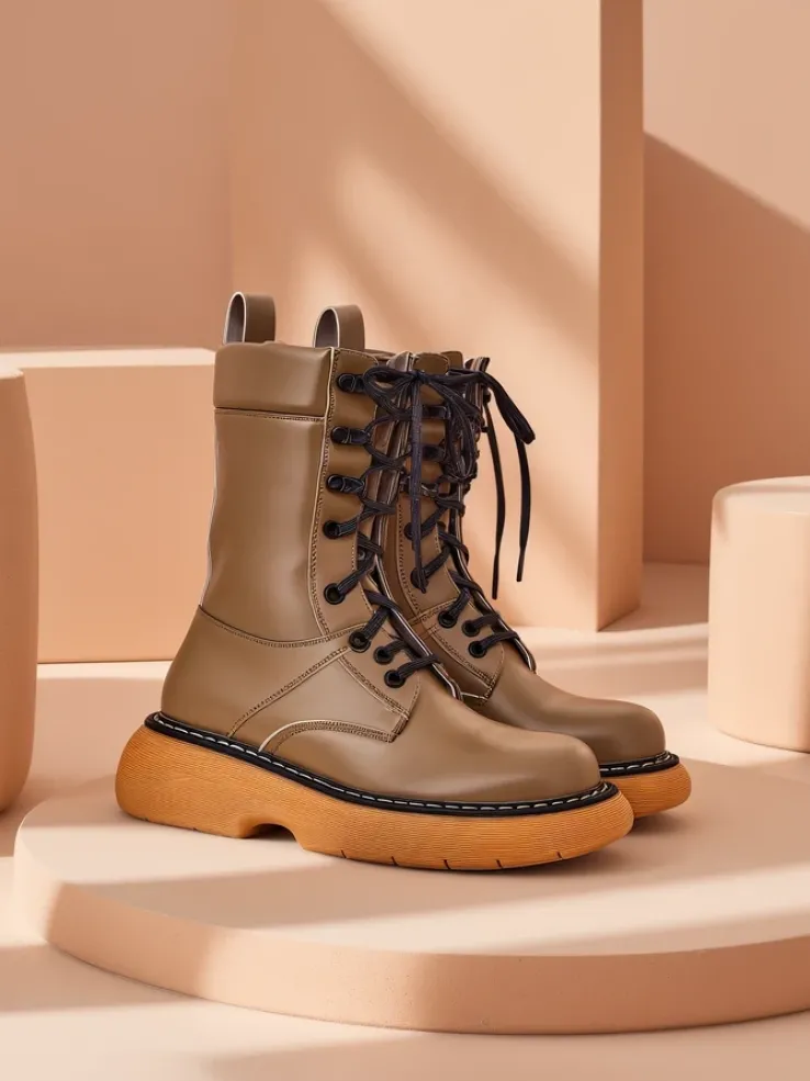 Royalfashion Damskie botki workery Megie