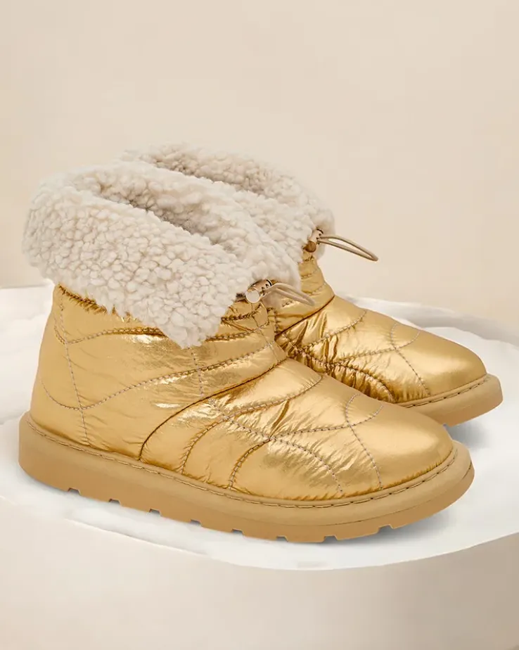 Royalfashion Damskie botki a'la śniegowce Oferita