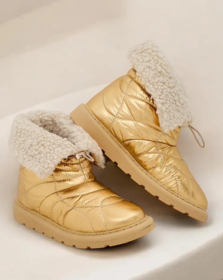 Royalfashion Damskie botki a'la śniegowce Oferita